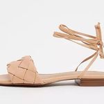 Who What Wear Marlena Woven Tie Up Flat Sandals Photo 0