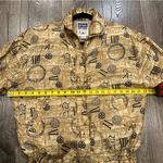 Vintage 90’s Details Sportswear Silk Bomber Jacket Roman Numerals Ancient Words Tan Photo 9