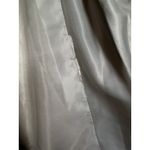 ZARA Blazer Women's M Plaid Gray Faux Suede Ruched Sleeve Long Line Open Front Photo 4