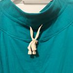 Free People Beach Gemma Green Off the Shoulder Mini Dress 100% Cotton Size Small Photo 5