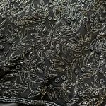 Vintage Elegant Black and Silver Women's Top formal sleeveless evening wear Size L Photo 9