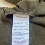 Sleeveless Maxi Dress in Olive Green Women's Large Photo 6