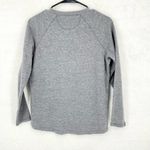 Madewell MWL Women's Oversized Crewneck Gray Long Sleeve Shirt Size XXS Photo 3
