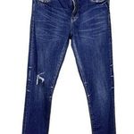 Anthropologie Pilcro Slim Boyfriend Jeans 27 Distressed Photo 0