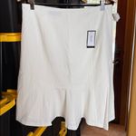 Nine West NWT Lily White Women's Flounce Hem Skirt Size 14* Photo 5