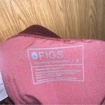 FIGS Burgundy Jogger Pants Photo 2