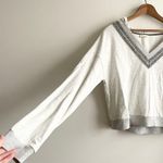 Hem & Thread ⭐️  v-neck cropped hoodie size large Photo 1