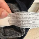 ZARA  Dark Blue Denim Couture Shift Dress Floral Rhinestones Women’s Size Medium Photo 12