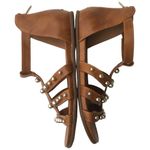 Vince Camuto  Girls Abree Cognac Cage Beaded Strappy Sandals Shoes 5M Photo 5