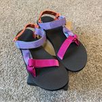 Teva Womens Original Universal Sandals Metallic Pink Multi 9 Photo 1