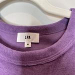 LPA NWT  Revolve French Terry Viola Sweatshirt Size Medium Photo 3