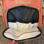 HOTBEST Coral Pink Diaper Bag Backpack NWOT Photo 1
