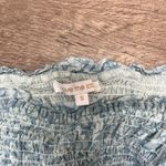 Anthropologie  Love the Label smocked ruffle square‎ neck top size small Photo 7