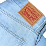 Levi's Low Pro Straight Jeans Light Wash Cotton Sz 26 L31” Photo 2