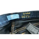 7 For All Mankind  The Ankle Skinny Jeans Dark Wash Womens Size 27 Photo 5