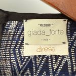 $695 Giada Forte Resort Italian Dress Gown Aztec Blue size 1 Photo 3