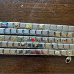 Assorted Italian Charm Bracelet Lot Silver Photo 2