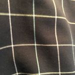 J.Jill  Window Pane Essential Cotton Stretch Pant Sz. 12 Navy Blue Straight Leg Photo 5