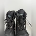 Khombu  Black Lace-Up Boots Photo 1