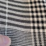 Evereve  BLACK WHITE MIXED PLAIDS PREPPY ACADEMIA CORPCORE WOMENS BLAZER SMALL Photo 5