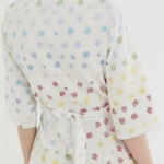 Urban Outfitters  Women’s Rainbow Daisy Print Romper with Ties. Size: 6 Photo 0