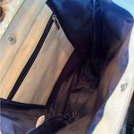 Ame & Lulu Beige And Green Canvas Tote Bag Photo 3