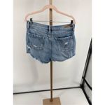 BLANK NYC Womens Denim Jean Shorts 100% Cotton Button Fly Distressed Torn Size 31 Photo 7