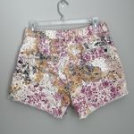 Anthropologie Pilcro Size S Printed Splatter High Rise Shorts Photo 2