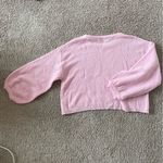 Vestique Baby Pink Balloon Sleeve Soft Sweater Size Small Photo 2