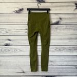 Fabletics Trinity Motion365 Olive Green High Waist Side Pocket Leggings Photo 6