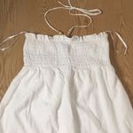 Rhapsody B73 Womens  Strapless Dress Ruched Top Ivory off White Size Medium Photo 1