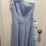 Vince Camuto  Blue A-Line Midi Dress Photo 0