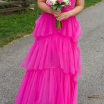 Betsy and Adam Ruffle Tulle Gown Photo 2