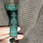 Ralph Lauren Lauren  Lambswool/Cashmere Blend Brown Poncho Cut Turtleneck Sweater Photo 6