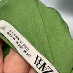 ZARA Cut Out Asymmetric Green Circle Ring Low Cut One Shoulder Bodysuit Green Photo 9