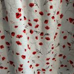 MELLODAY  Floral Boho Top Gray Red Size L Photo 5