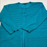 Cable & Gauge  Turquoise Cardigan Photo 7