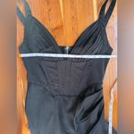 Mable Black Asymmetrical Midi Dress – Size M Size M Photo 2