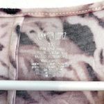 Jennifer Lopez Plus Size Strappy Asymmetrical Top Mauve Purple ish Animal Print Photo 6