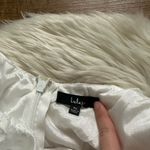Lulus LULU’S Exceptionally Angelic White Floral Puff Sleeve Mini Dress Photo 8