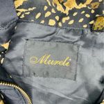 Vintage mureli cheetah / leopard print full zip front long sleeve jacket large Brown Photo 3