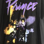 PRINCE Purple Rain Motorcycle in Alley Retro Style Black large Photo 3