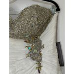 Mac Duggal  Bustier Gown White Beaded Embellishments Size 10 NWT 64330 Wedding Photo 4