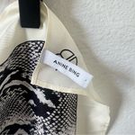 ANINE BING NWOT  Snake Print Silk Scarf Photo 2
