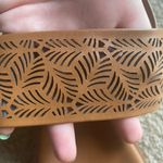 Italian Shoemakers Italian shoemaker cognac wedge sandals size 39/8 Photo 5