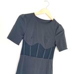 Yandy Elegant Black Mesh Panel Dress Photo 5