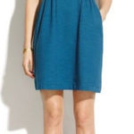 Madewell Keynote Ponte Fit and Flare Sleeveless Blue Dress Small Photo 0