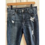 Just USA Dark Wash Distressed Ripped Skinny Jeans Denim Size 29 Photo 4