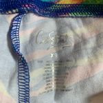 City Streets  Blue and Pink Geometric Leggings Photo 3