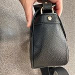 True Religion Black Crossbody Bag, Gold Accent, Adjustable Guitar Strap Photo 3